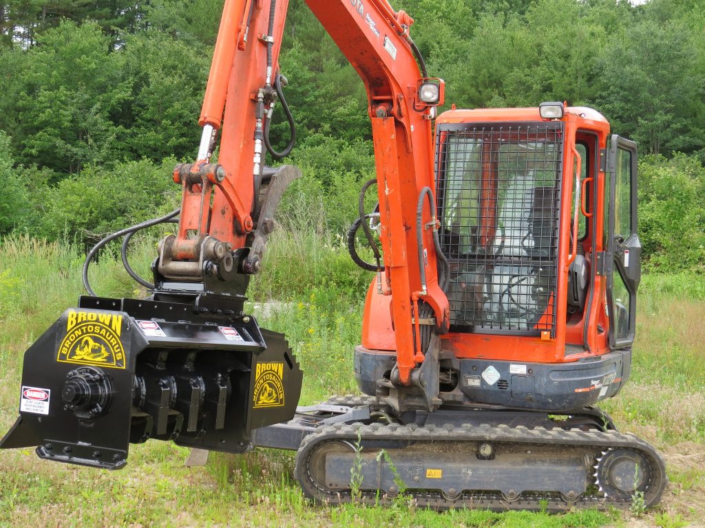 New Inch Forestry Cutter For Mini Excavators For Greater Production Wood Business